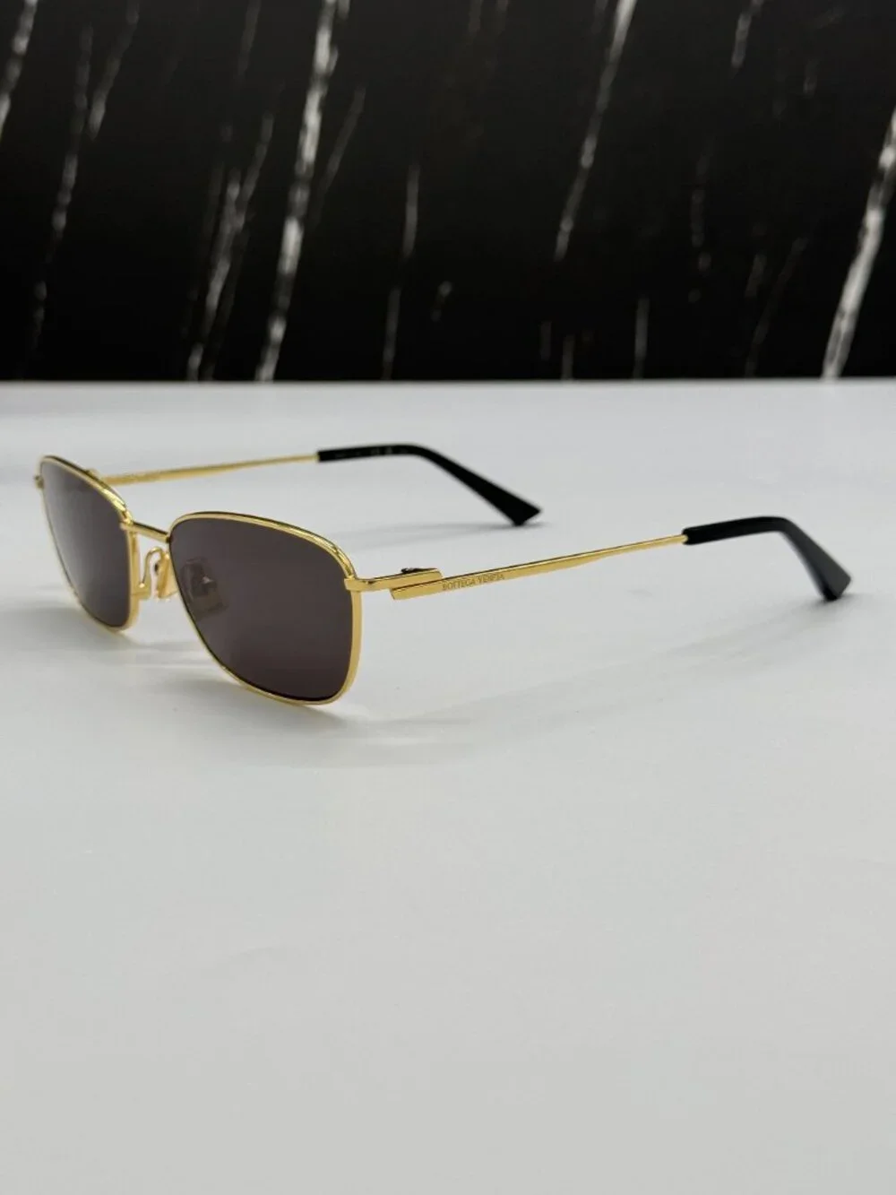 NEW BOTTEGA VENETA BV1300S 001 WOMEN GOLD SUNGLASSES
